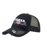 Truckercap "Forza Viola" schwarz