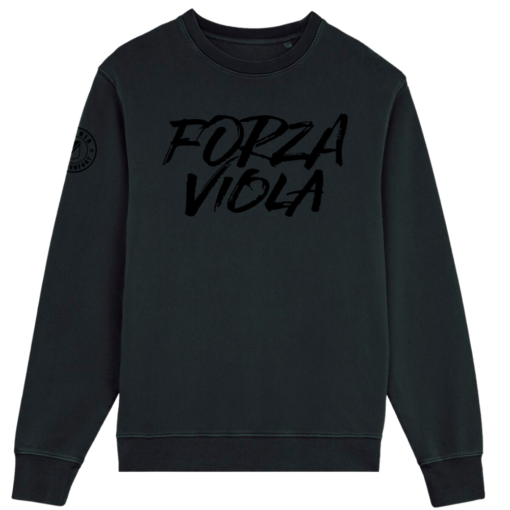 Sweater "Forza Viola Schwarz"