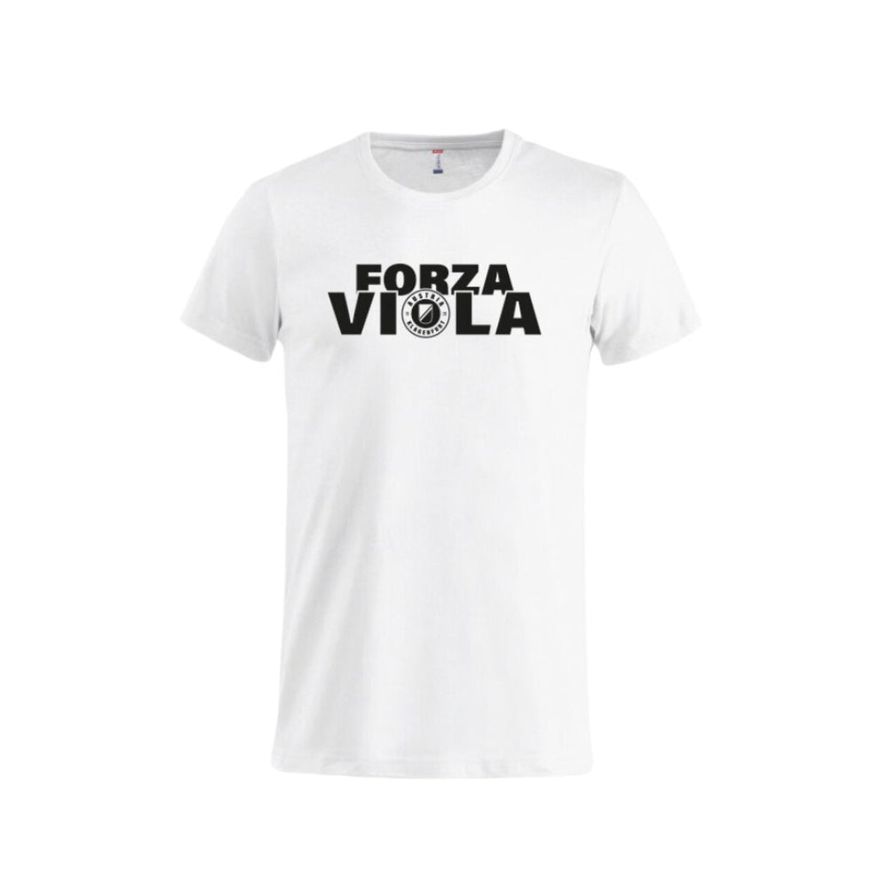 T-Shirt Kinder " Forza Viola + Logo "
