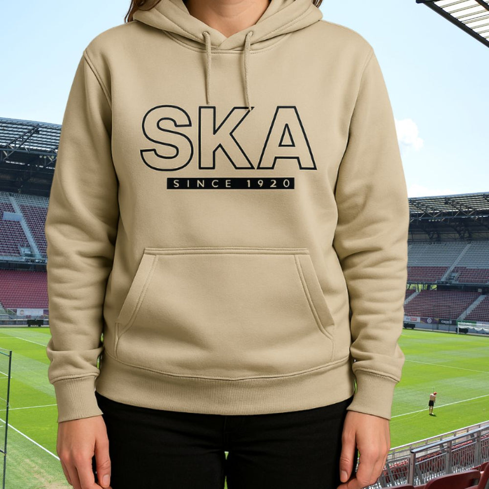 Hoodie Damen beige "SKA"