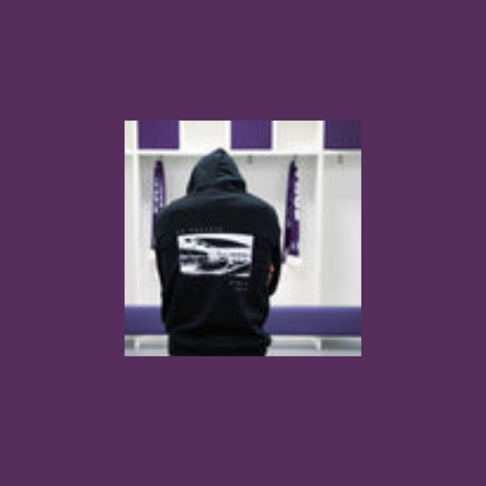 Hoodie schwarz "Stadion"