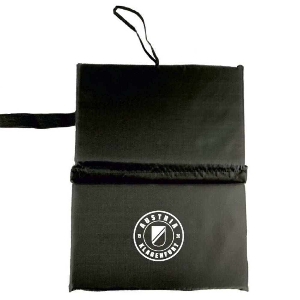 Sitzkissen schwarz mit Logo